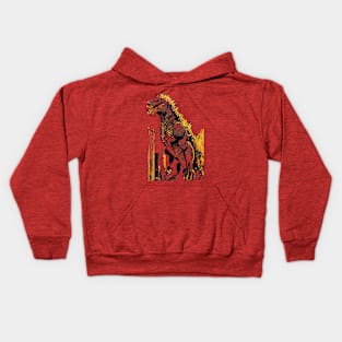 monster godzilla Kids Hoodie